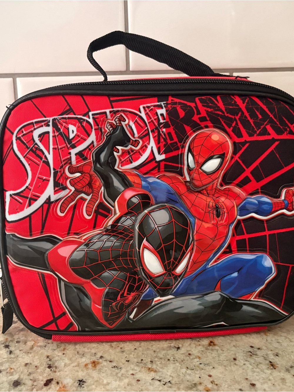 Spider-Man Red Kids Lunch Bag - Unbranded